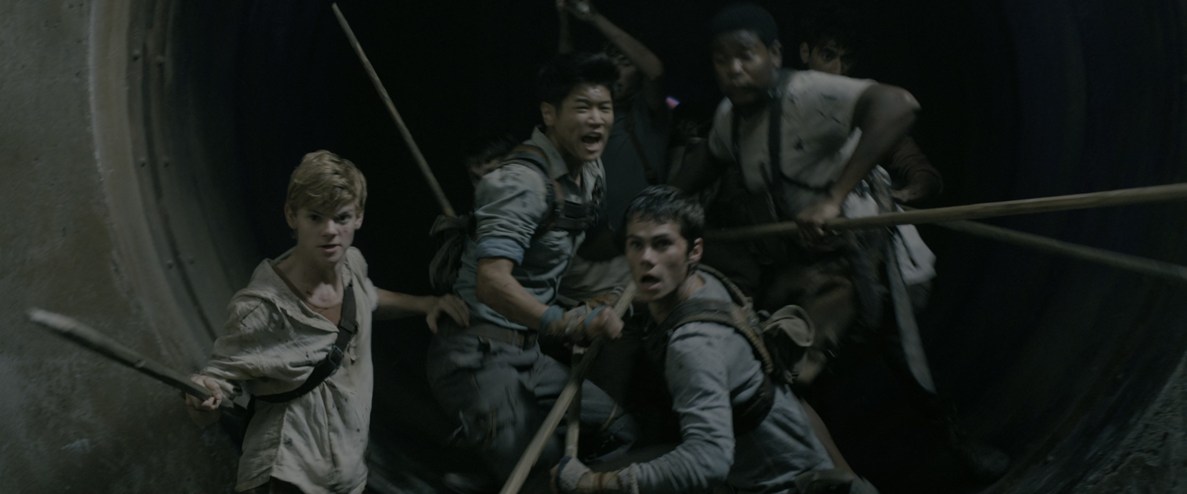 The Maze Runner (2014), wide, 2.40:1 — film still