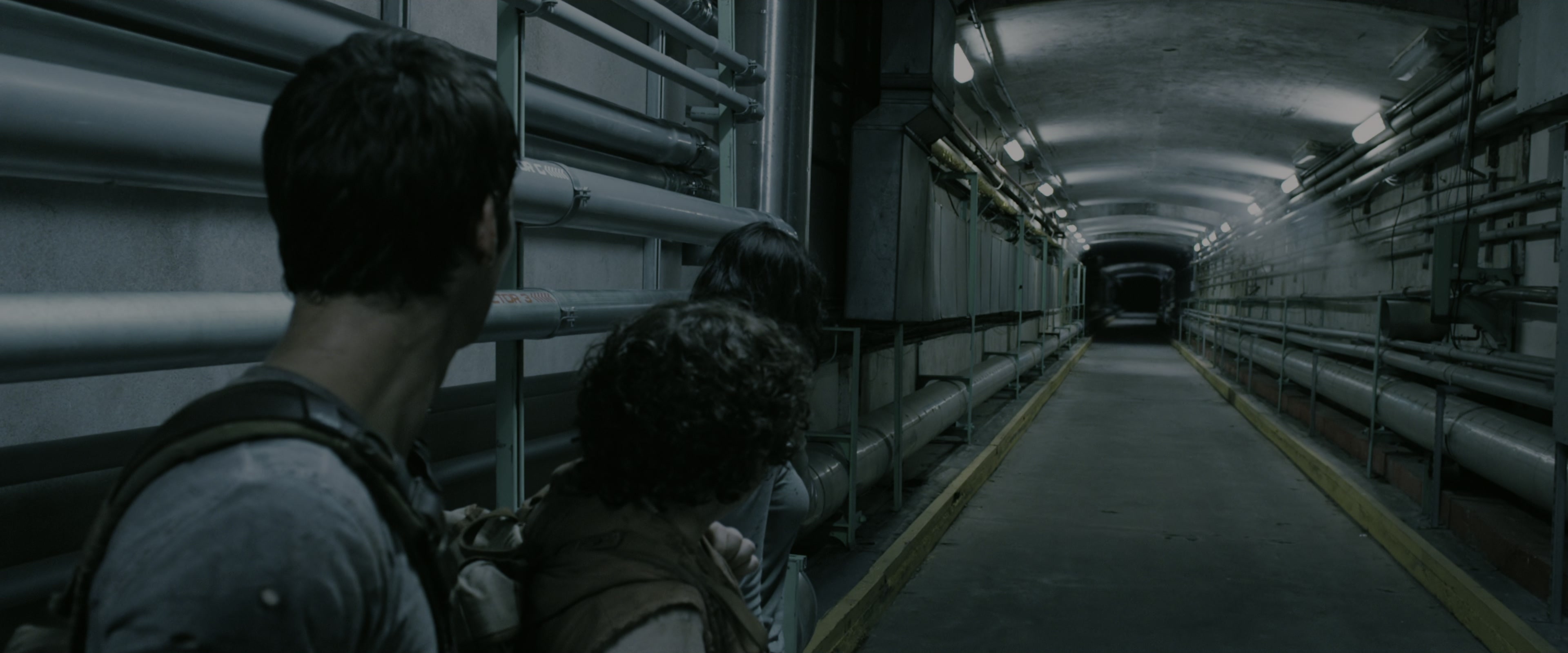 The Maze Runner (2014), wide, 2.40:1 — film still
