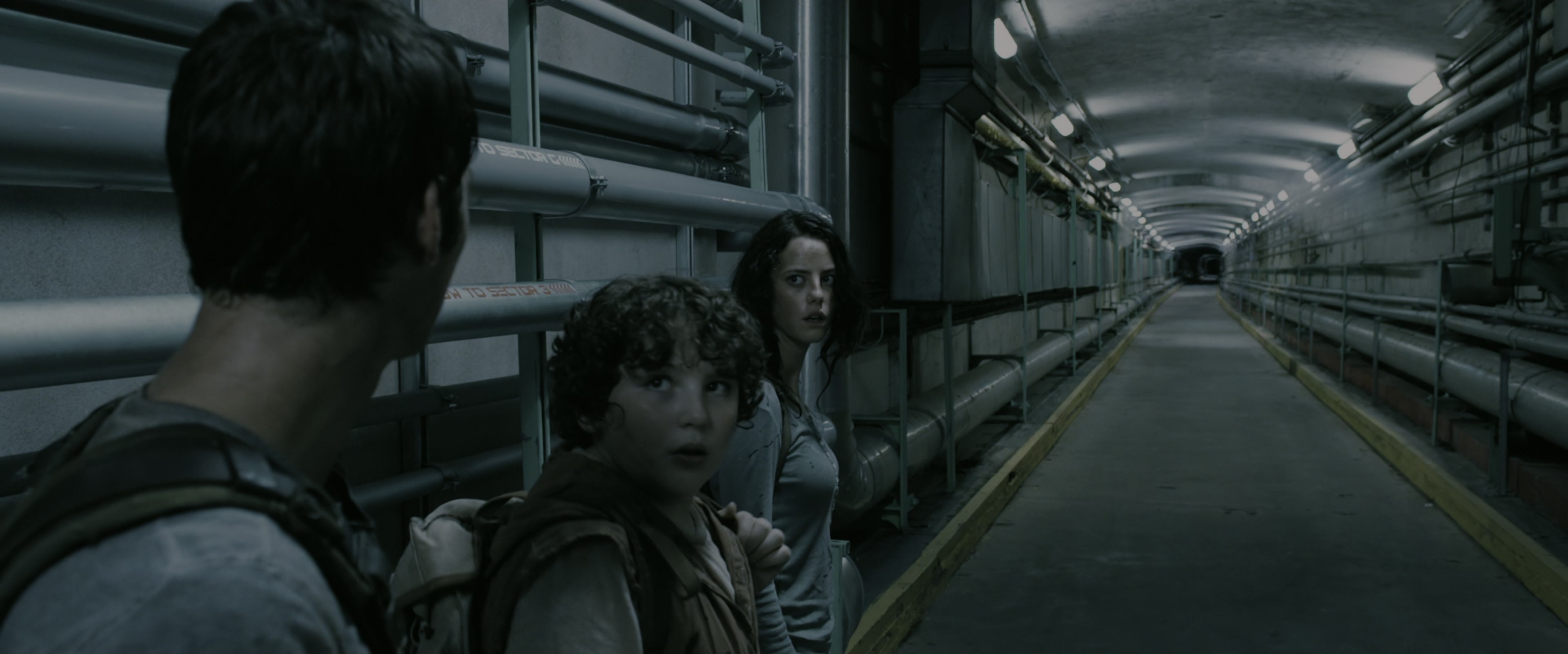 The Maze Runner (2014), wide, 2.40:1 — film still