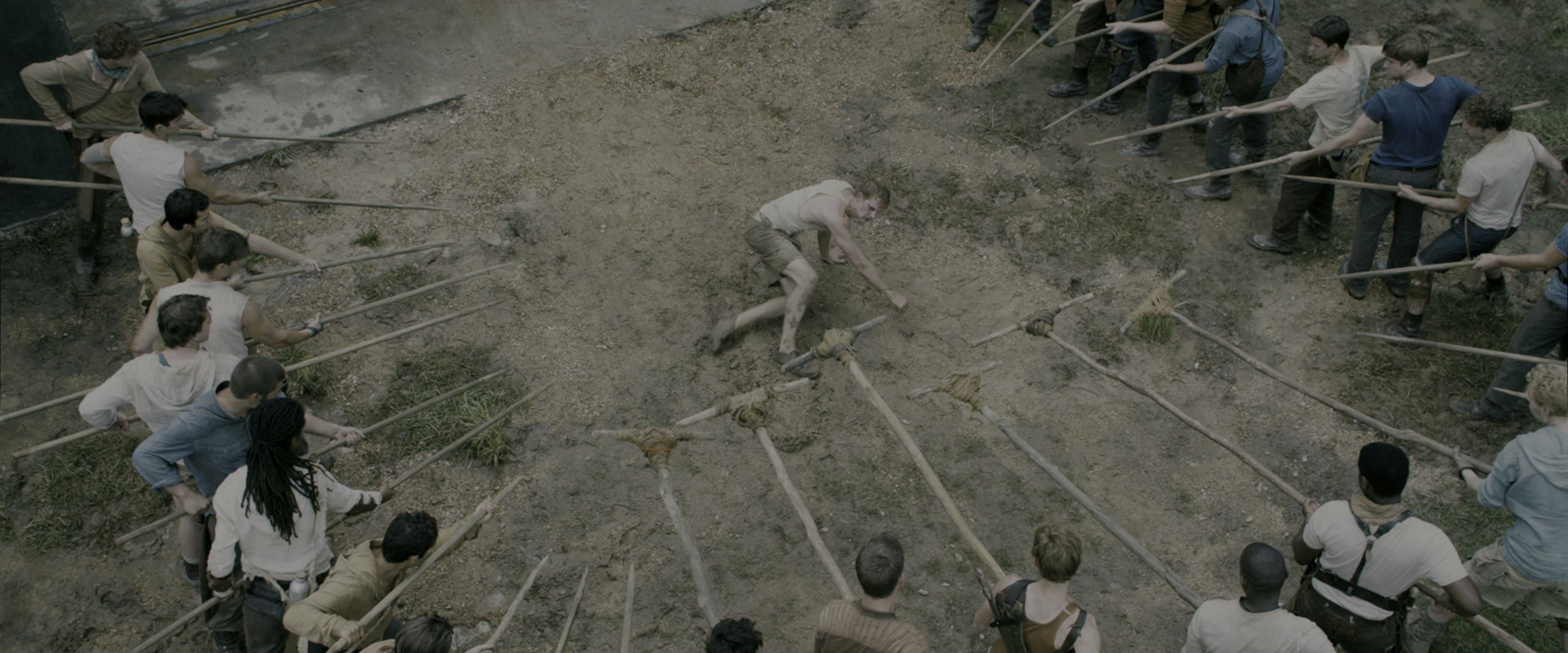 The Maze Runner (2014), wide, 2.40:1 — film still