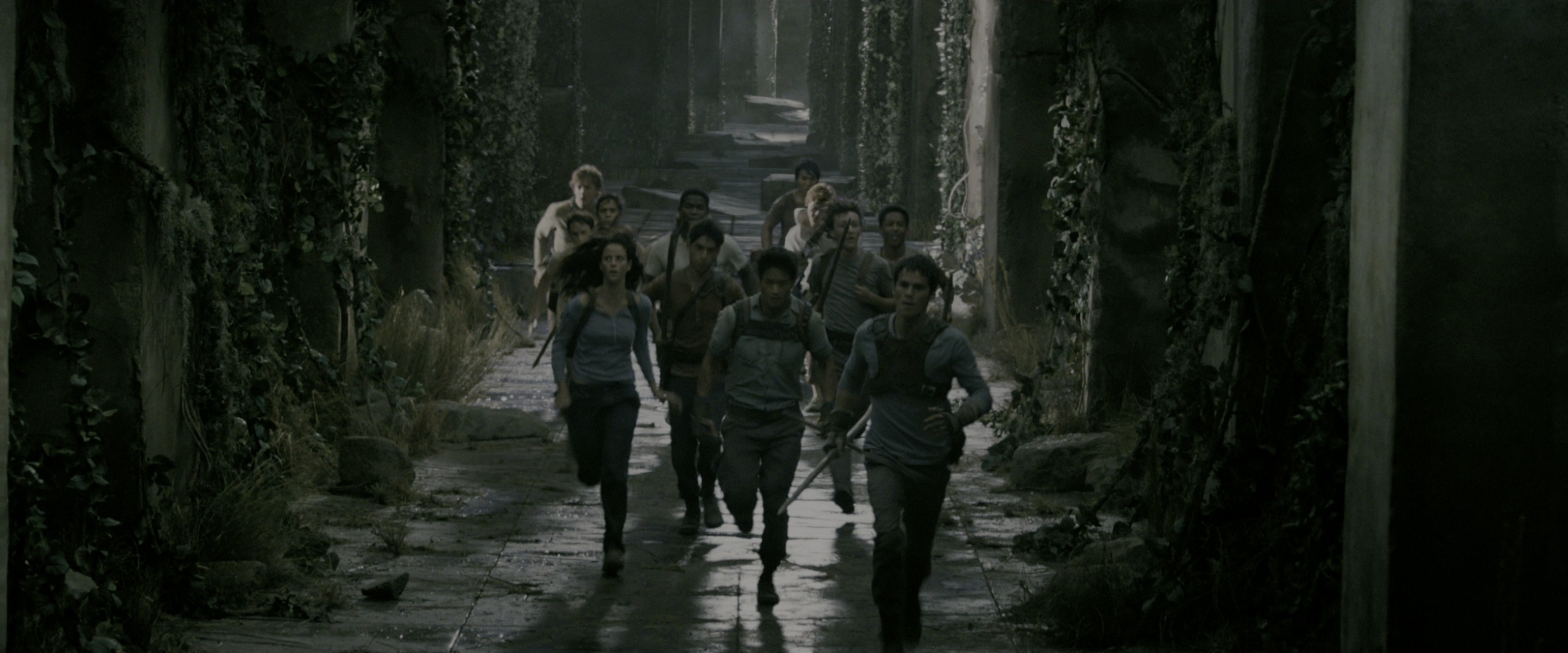 The Maze Runner (2014), wide, 2.40:1 — film still