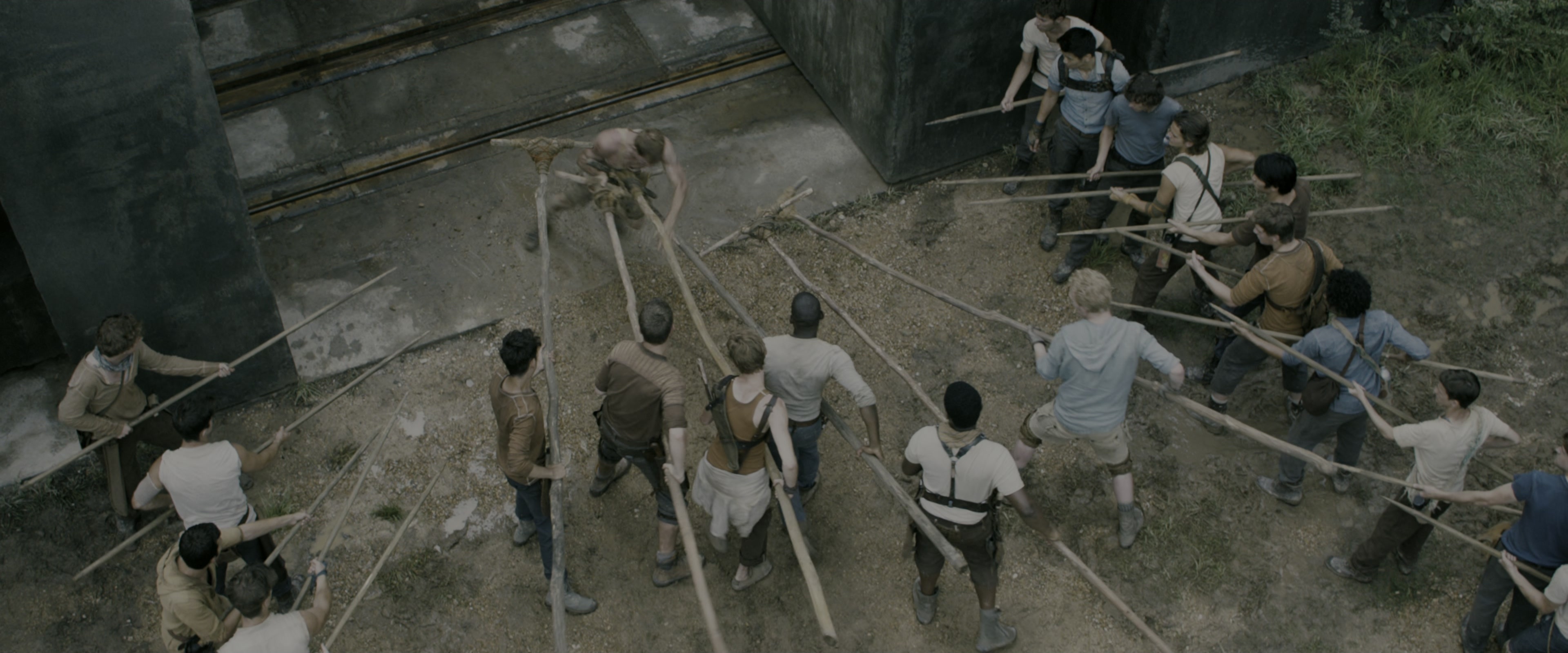 The Maze Runner (2014), wide, 2.40:1 — film still