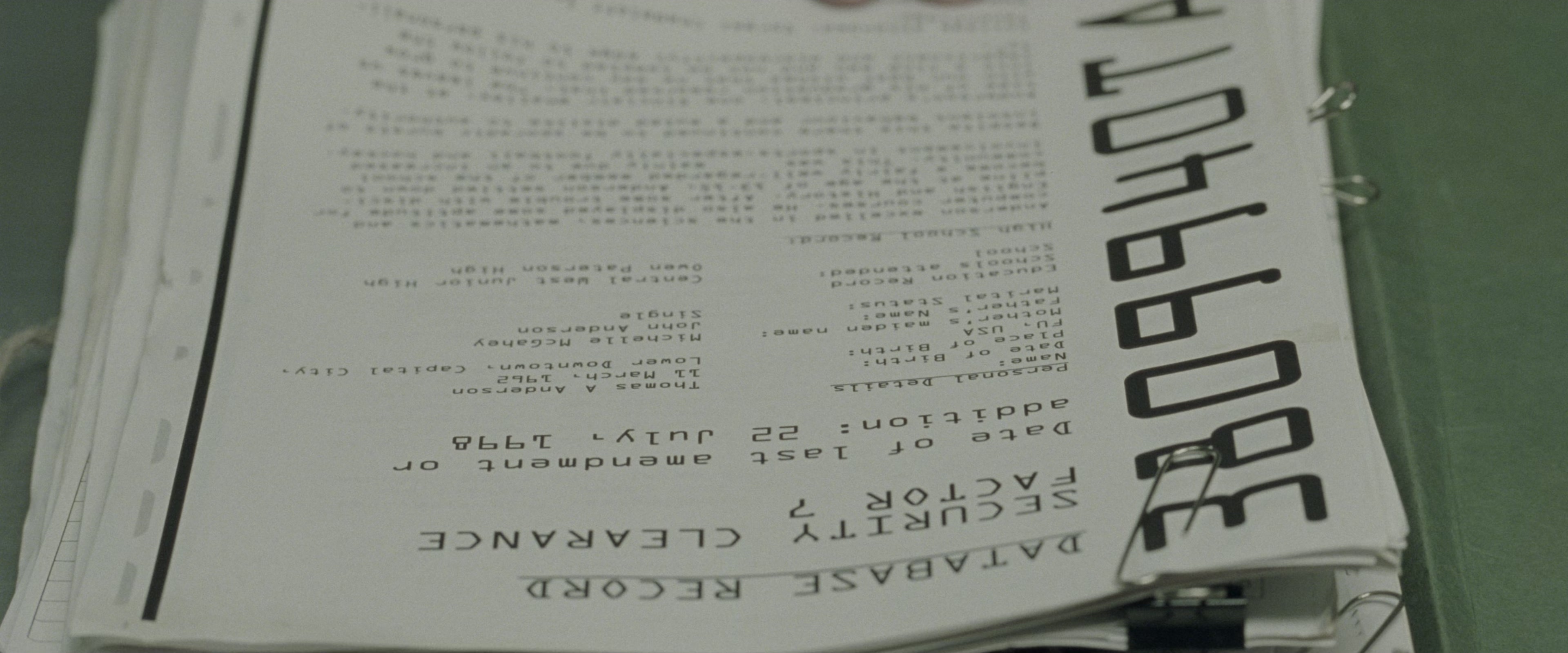 The Matrix (1999), wide, 2.40:1 — film still