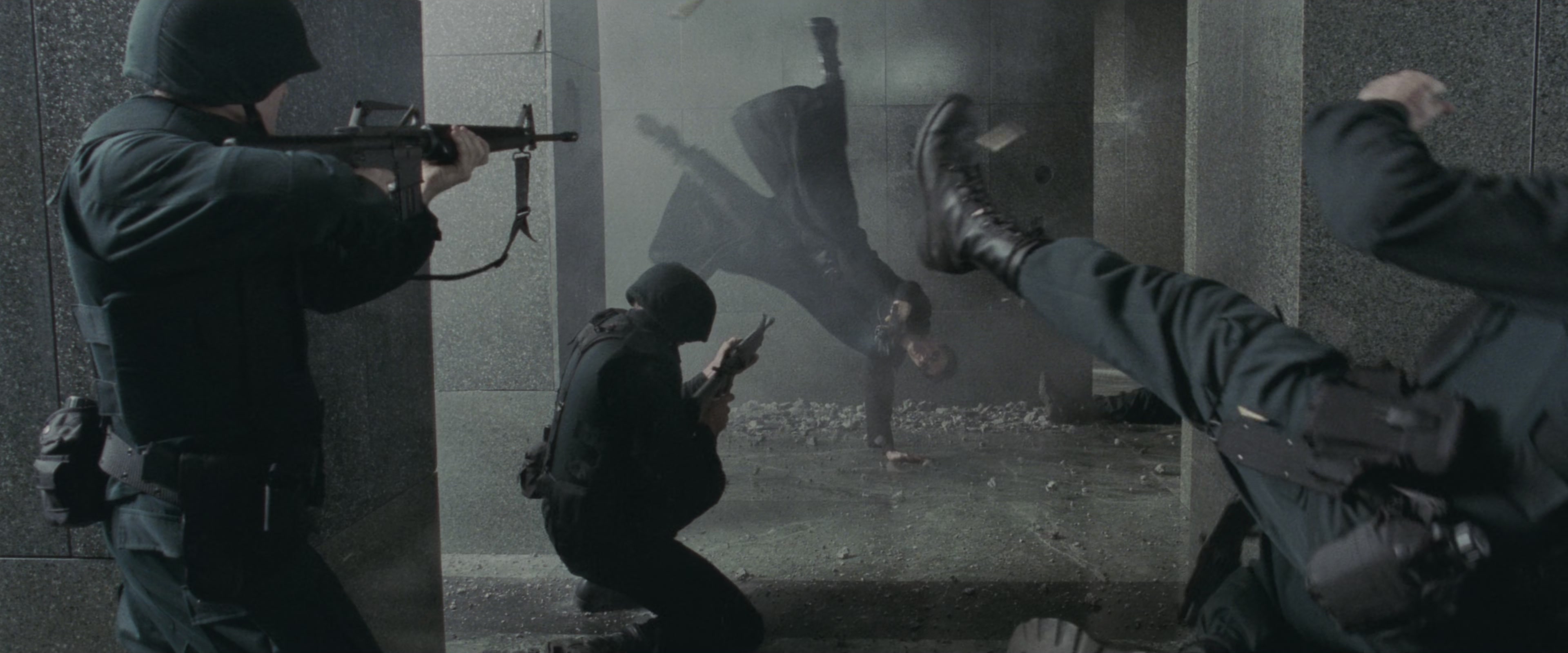 The Matrix (1999), wide, 2.40:1 — film still