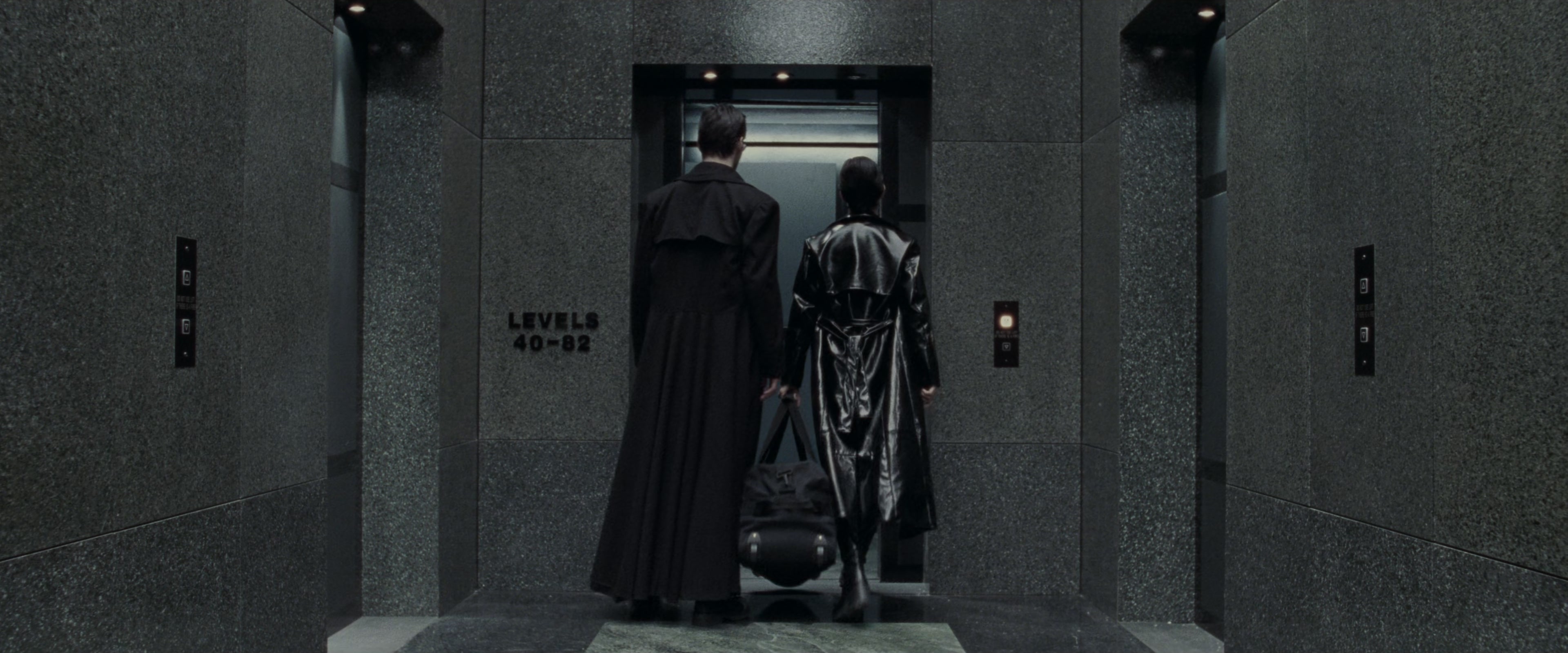 The Matrix (1999), wide, 2.40:1 — film still