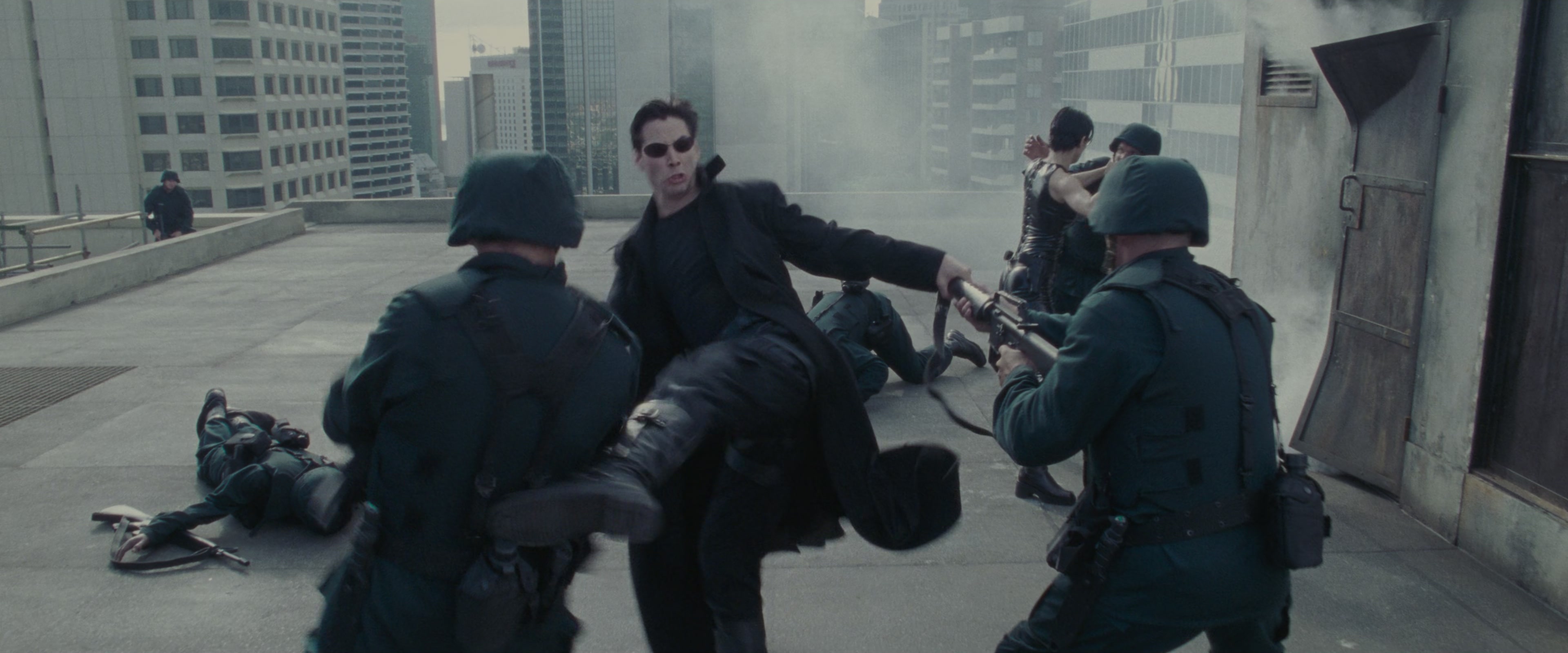 The Matrix (1999), wide, 2.40:1 — film still