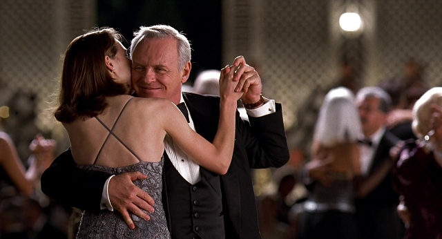 Wide shot frame from Meet Joe Black — people, action, show