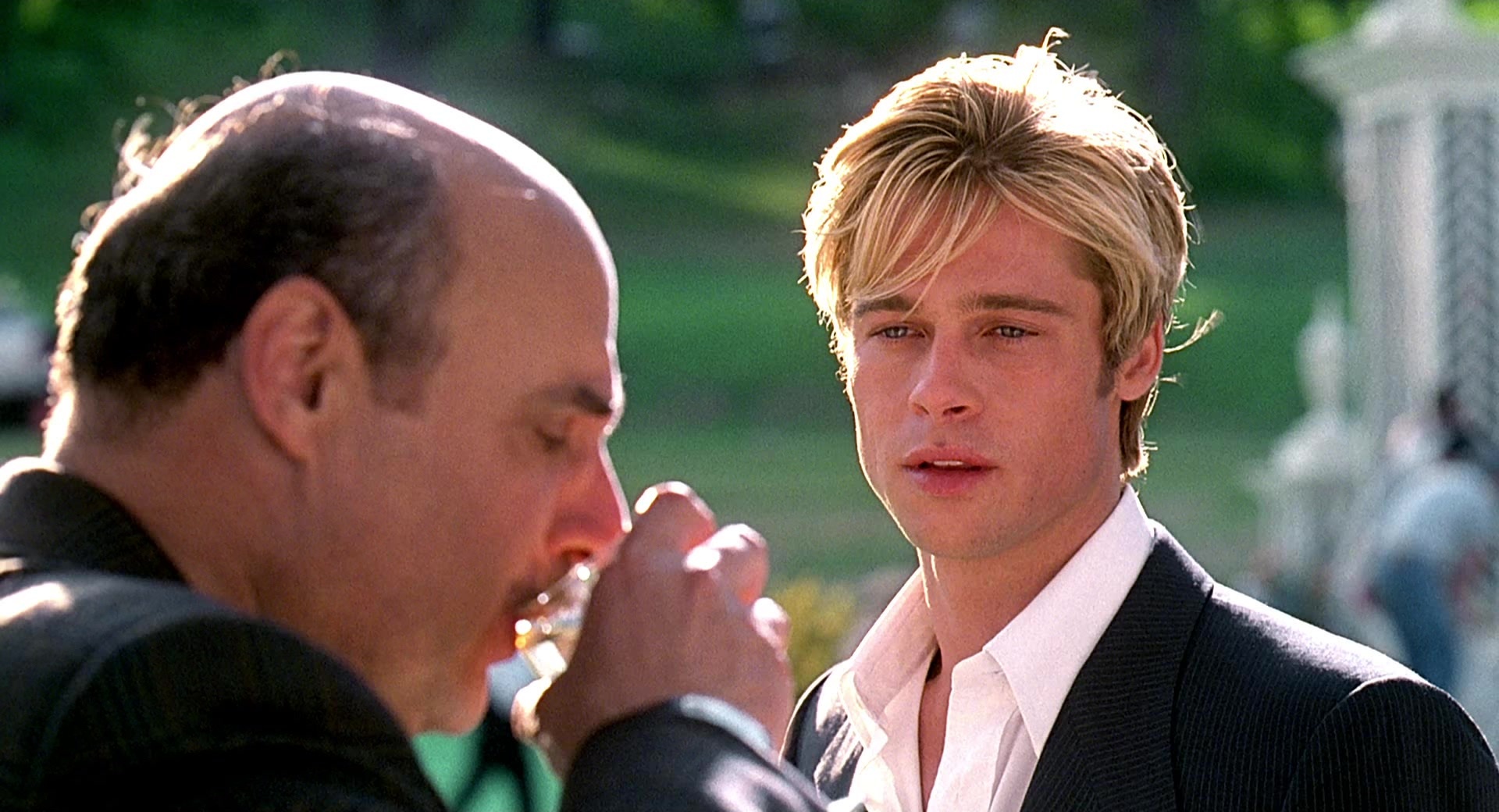 Meet Joe Black (1998), close, 1.85:1 — film still