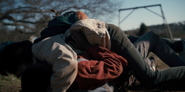 Frame from Stranger Things — person, footwear