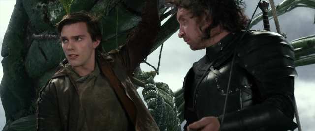 Wide shot frame from Jack the Giant Slayer — standing, hand, jacket
