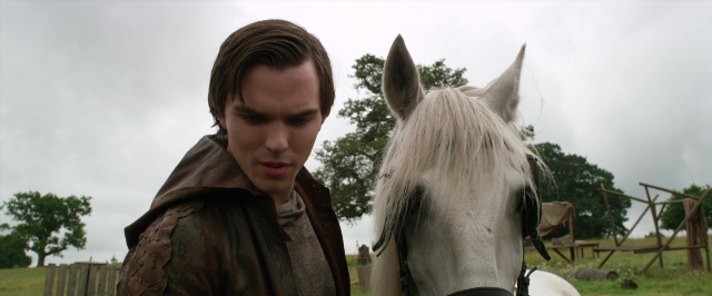 Medium shot frame from Jack the Giant Slayer — standing, face, horse
