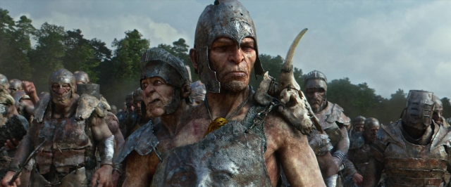 Wide shot frame from Jack the Giant Slayer — standing, hat, face
