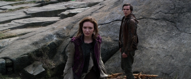 Wide shot frame from Jack the Giant Slayer — standing, hair, person