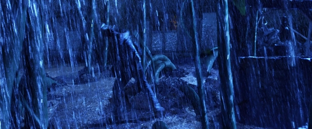 Wide shot frame from Jack the Giant Slayer — animal, night, water