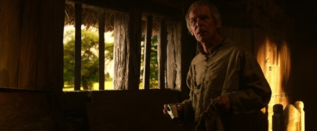 Wide shot frame from Jack the Giant Slayer — standing, room, shirt