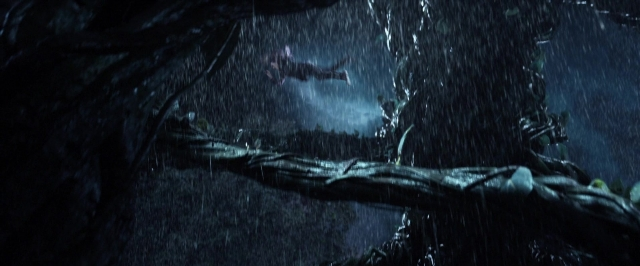 Wide shot frame from Jack the Giant Slayer — animal, face, person