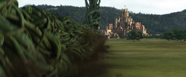 Wide shot frame from Jack the Giant Slayer — building