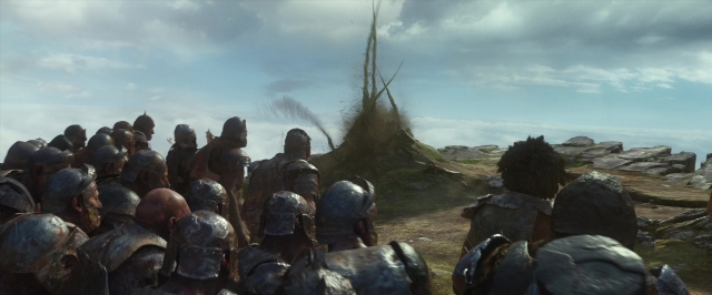 Wide shot frame from Jack the Giant Slayer — standing, person