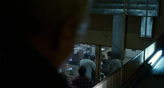 Frame from The Color of Money — sitting, room, table