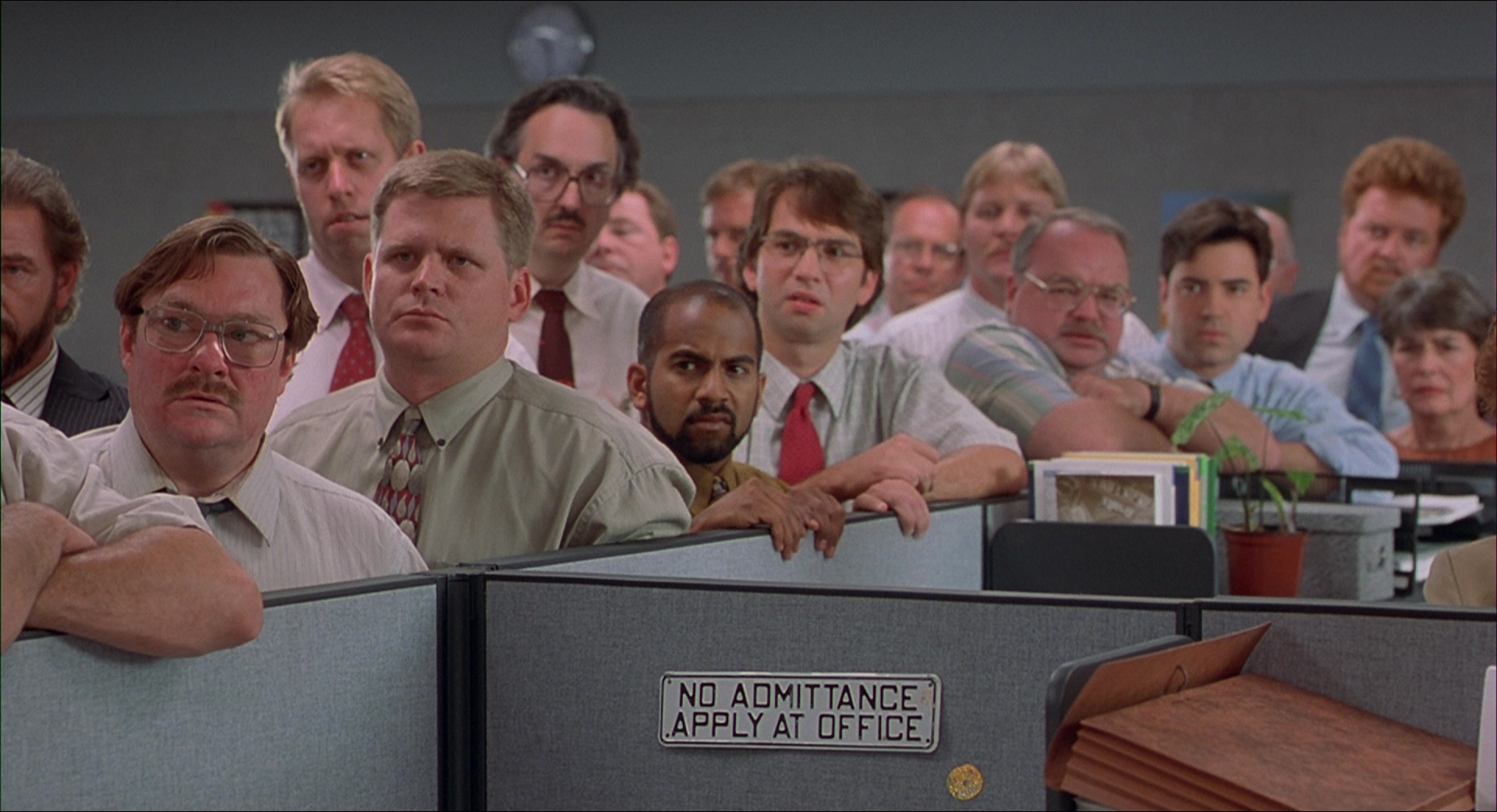 Office Space (1999), wide, 1.84:1 — film still