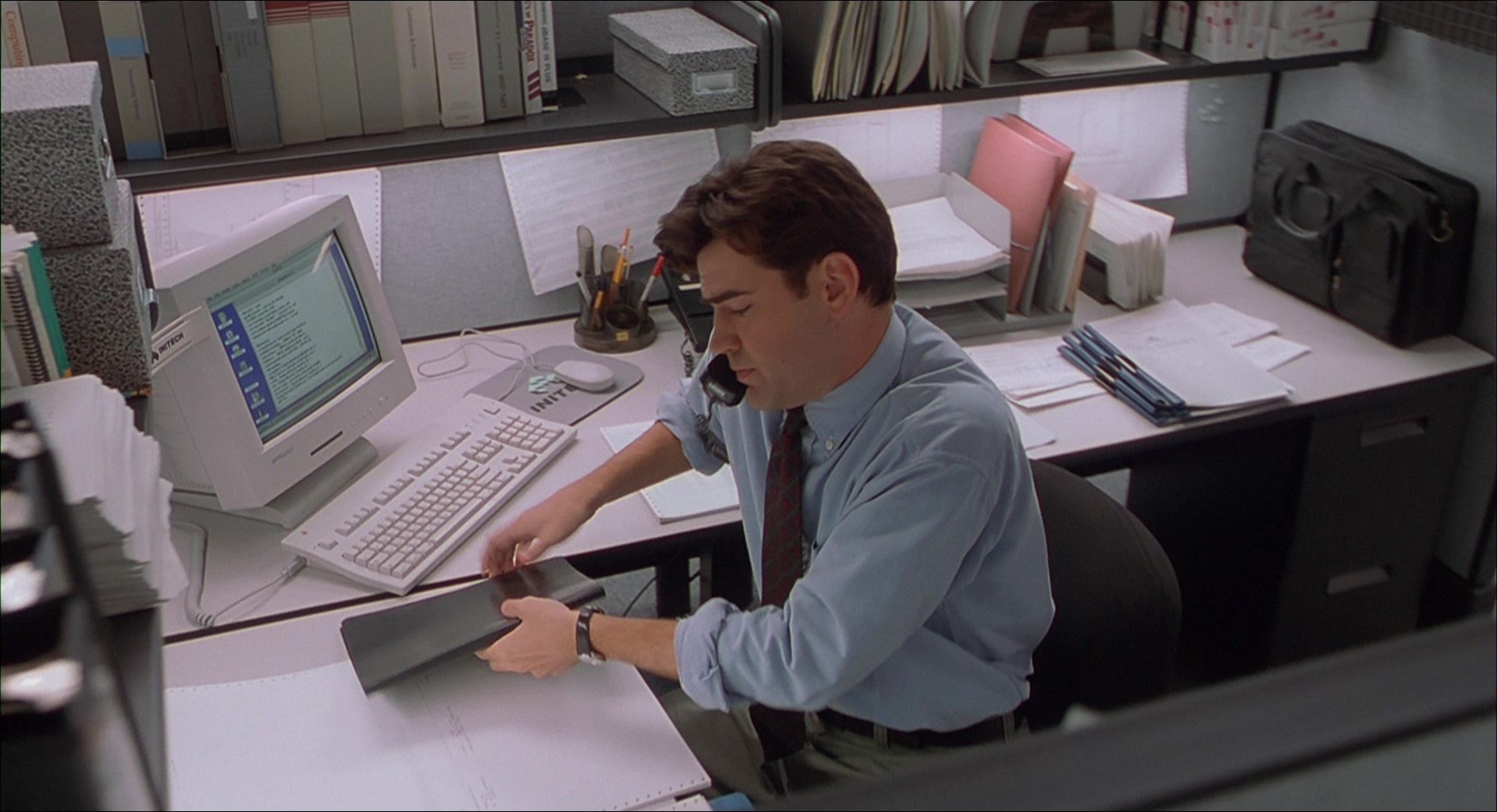 Office Space (1999), wide, 1.84:1 — film still