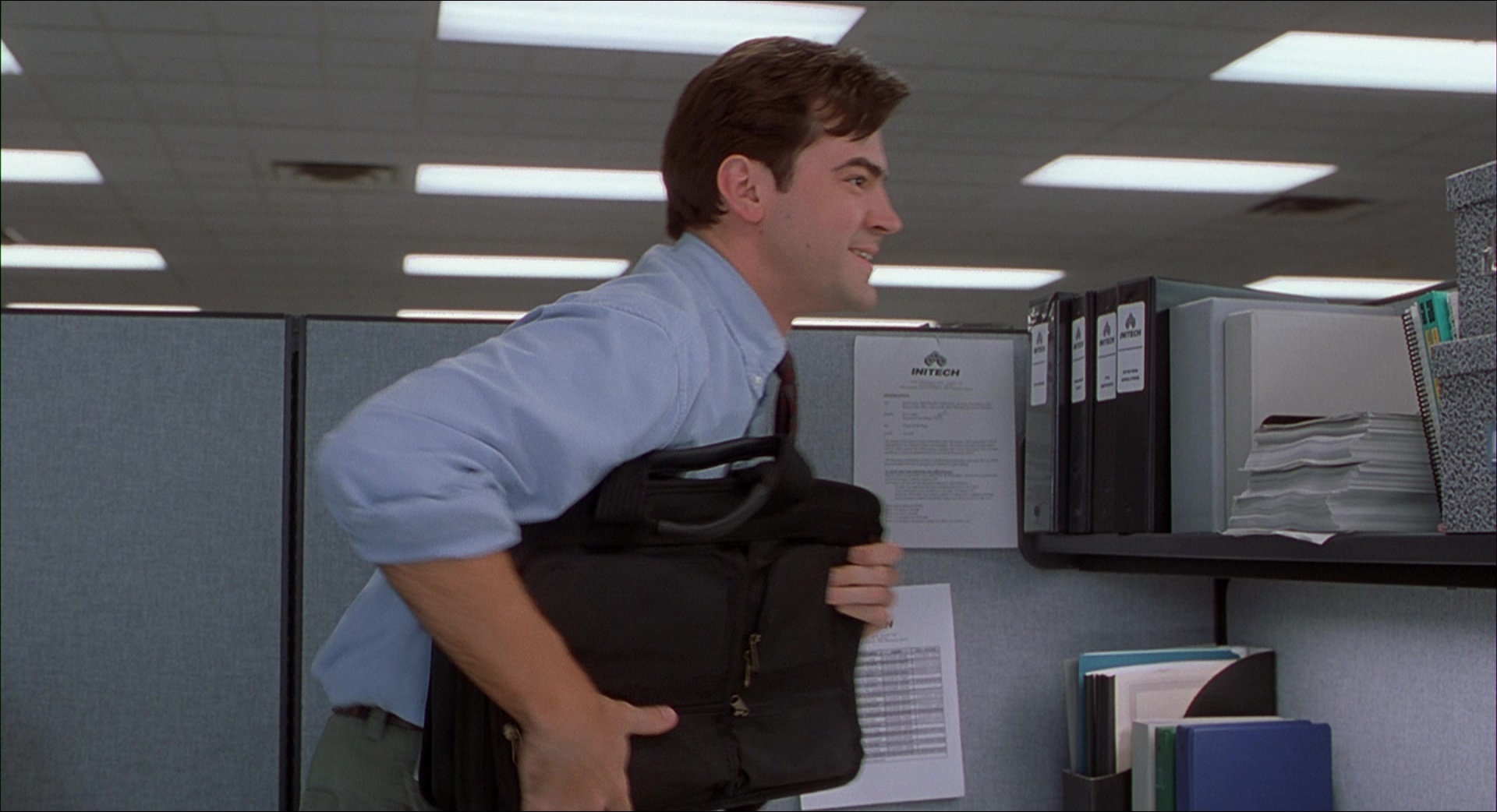 Office Space (1999), wide, 1.84:1 — film still