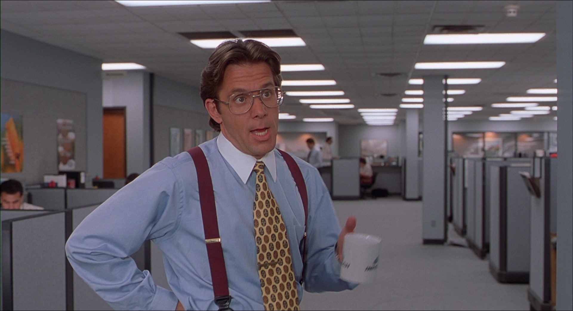 Office Space (1999), wide, 1.84:1 — film still