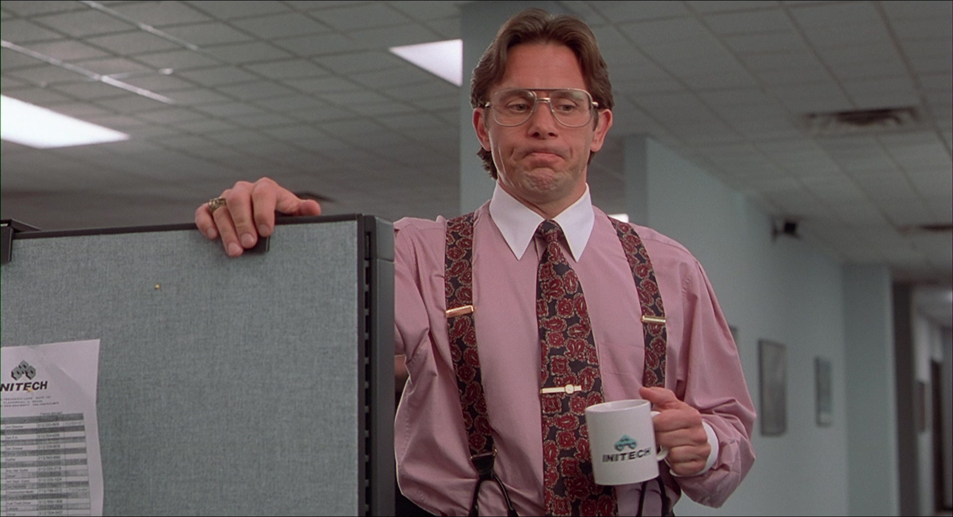 Office Space (1999), wide, 1.84:1 — film still