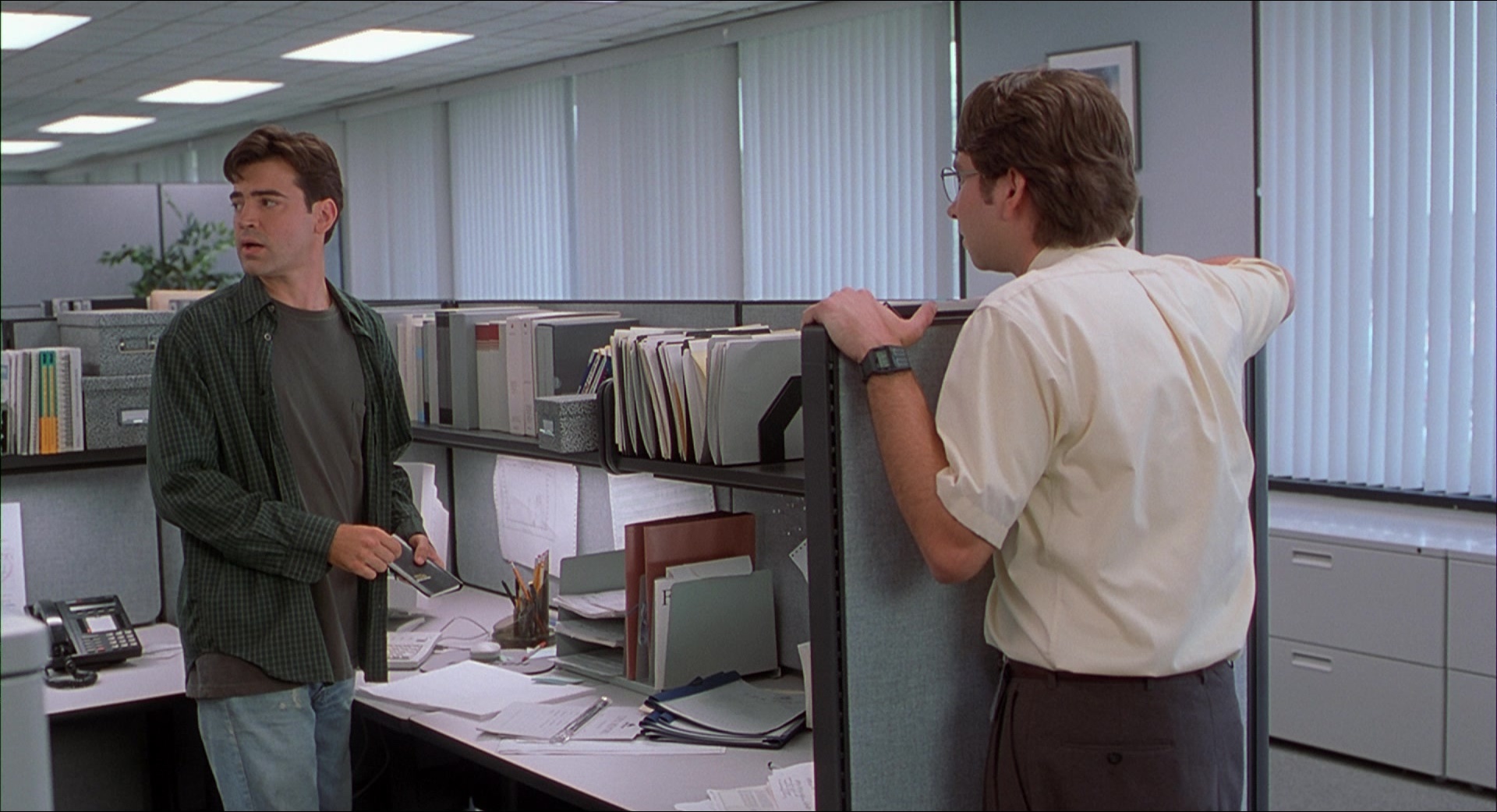 Office Space (1999), wide, 1.84:1 — film still