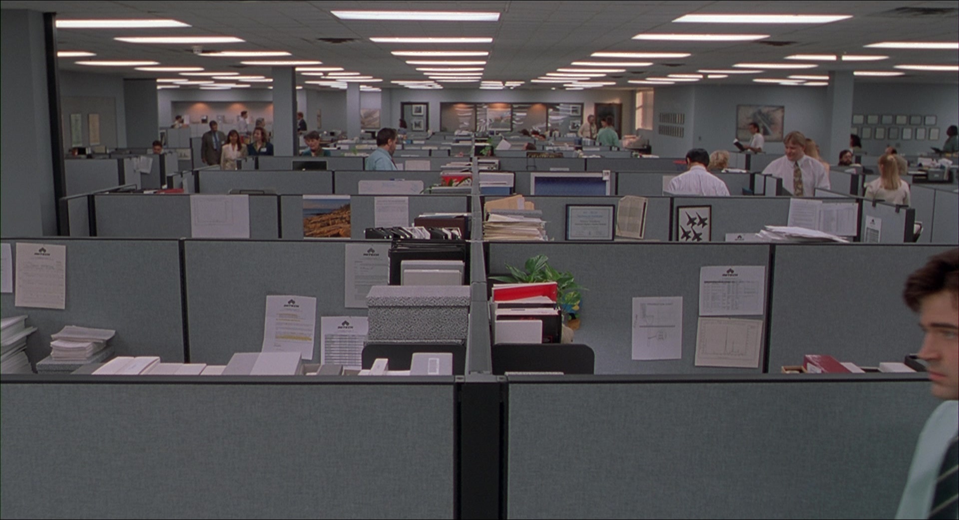 Office Space (1999), unknown, 1.84:1 — film still
