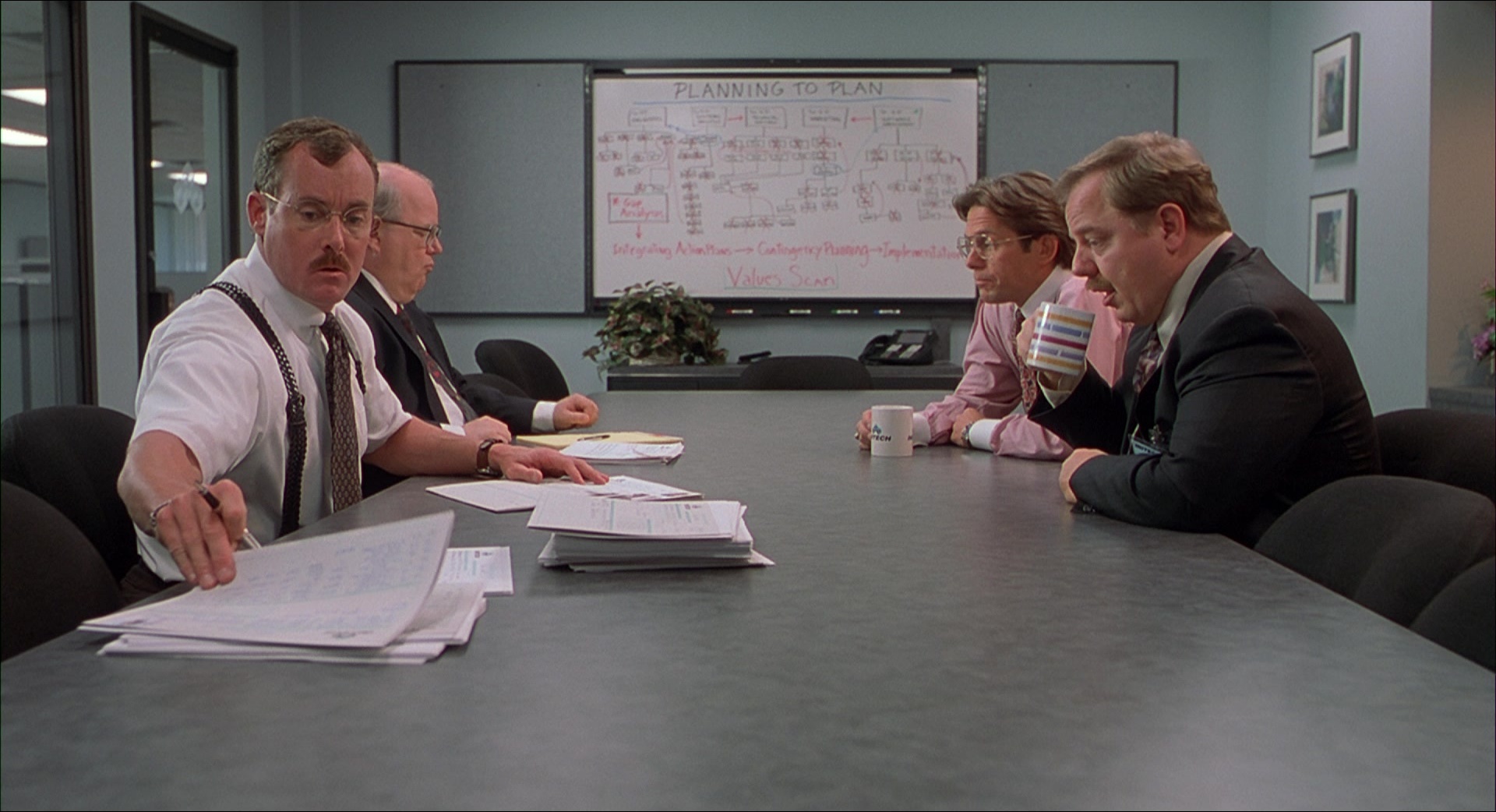 Office Space (1999), wide, 1.84:1 — film still