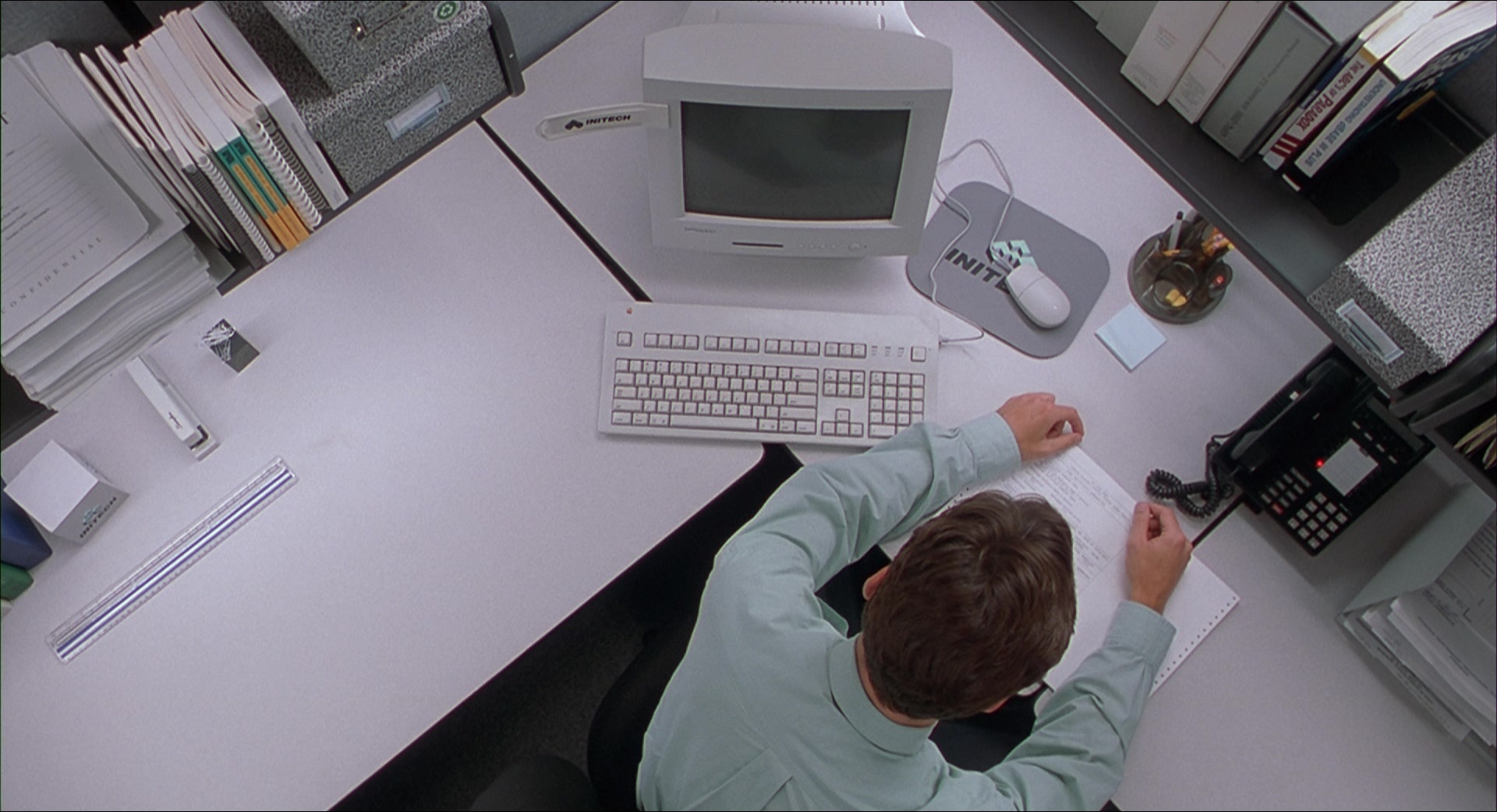 Office Space (1999), unknown, 1.84:1 — film still