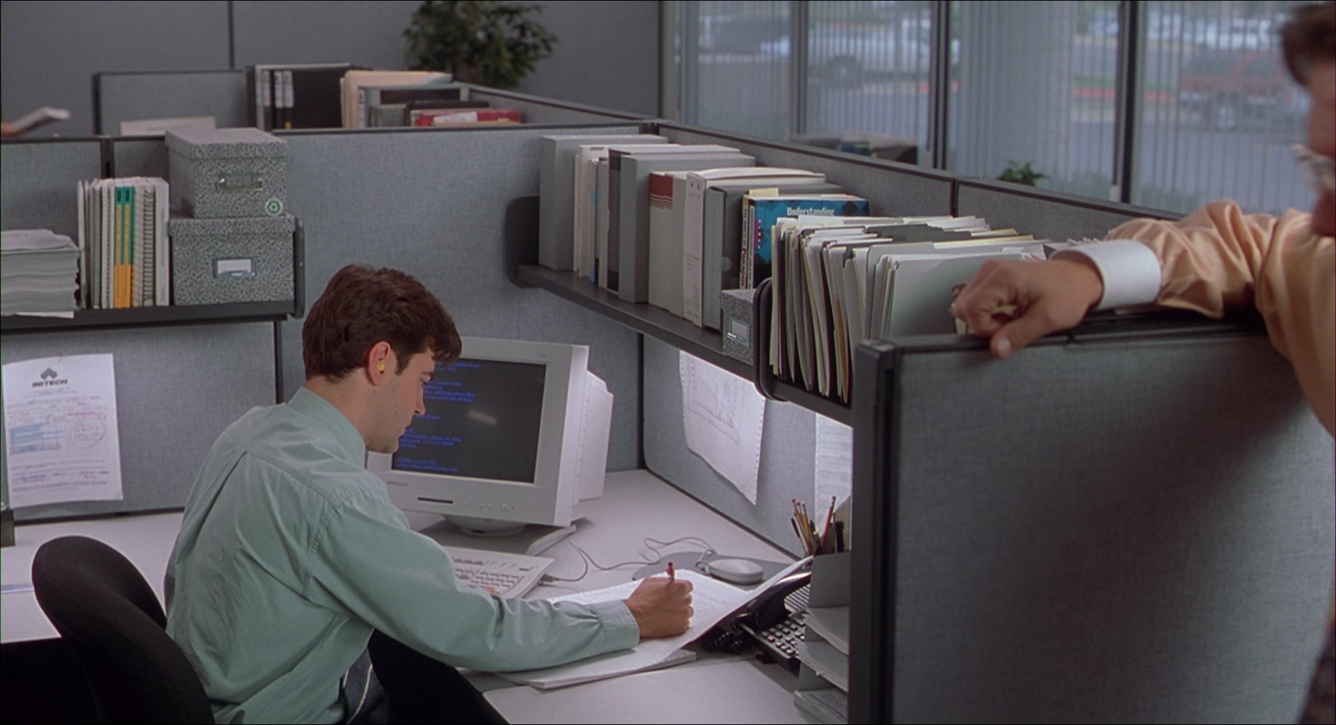Office Space (1999), wide, 1.84:1 — film still