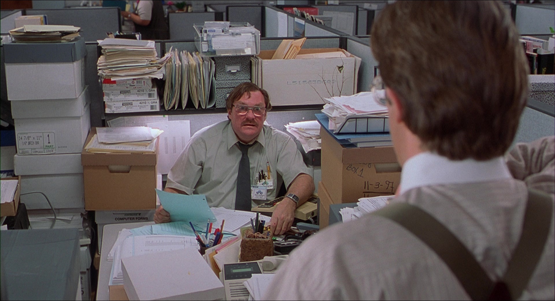Office Space (1999), wide, 1.84:1 — film still