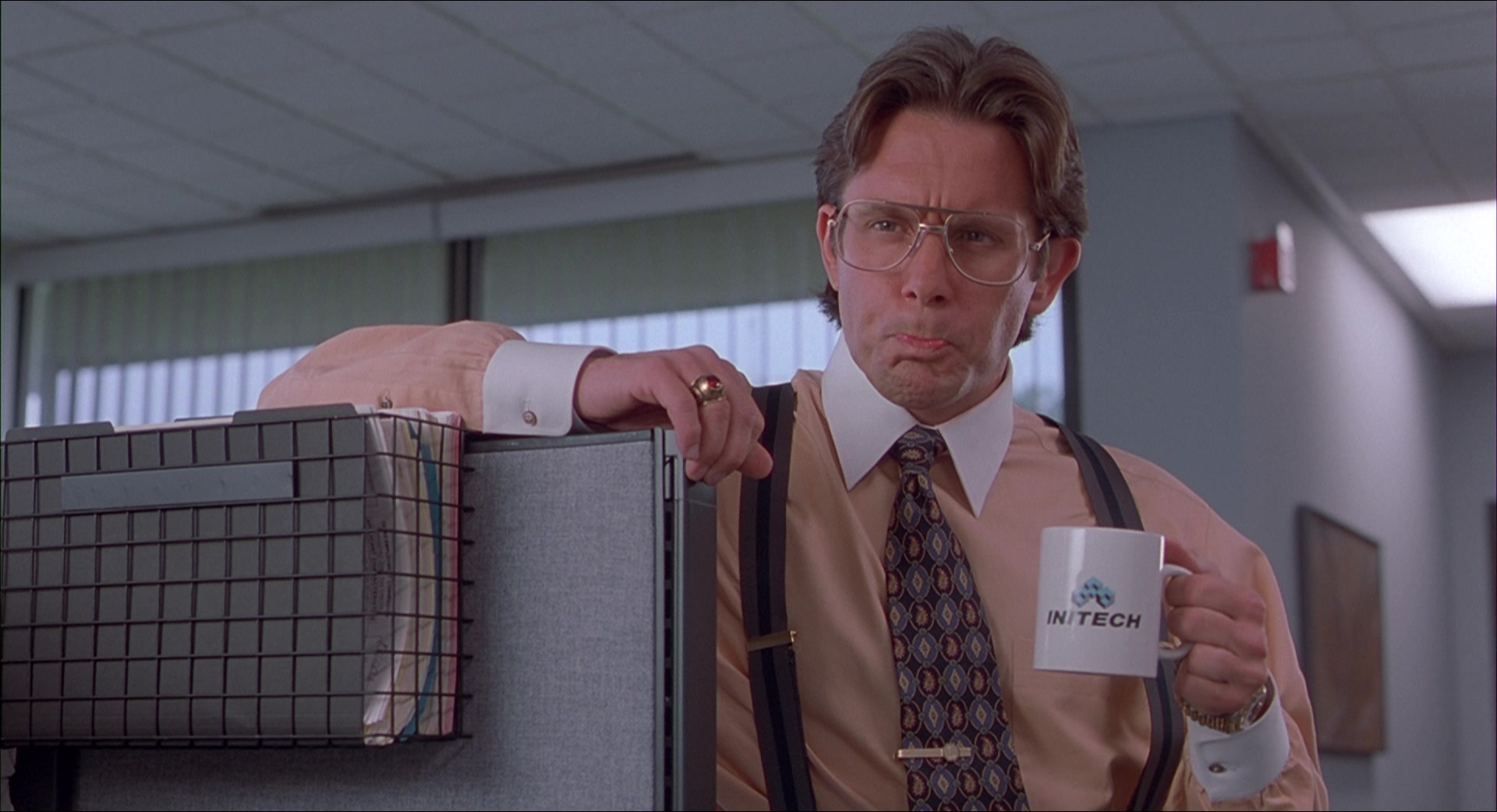 Office Space (1999), wide, 1.84:1 — film still