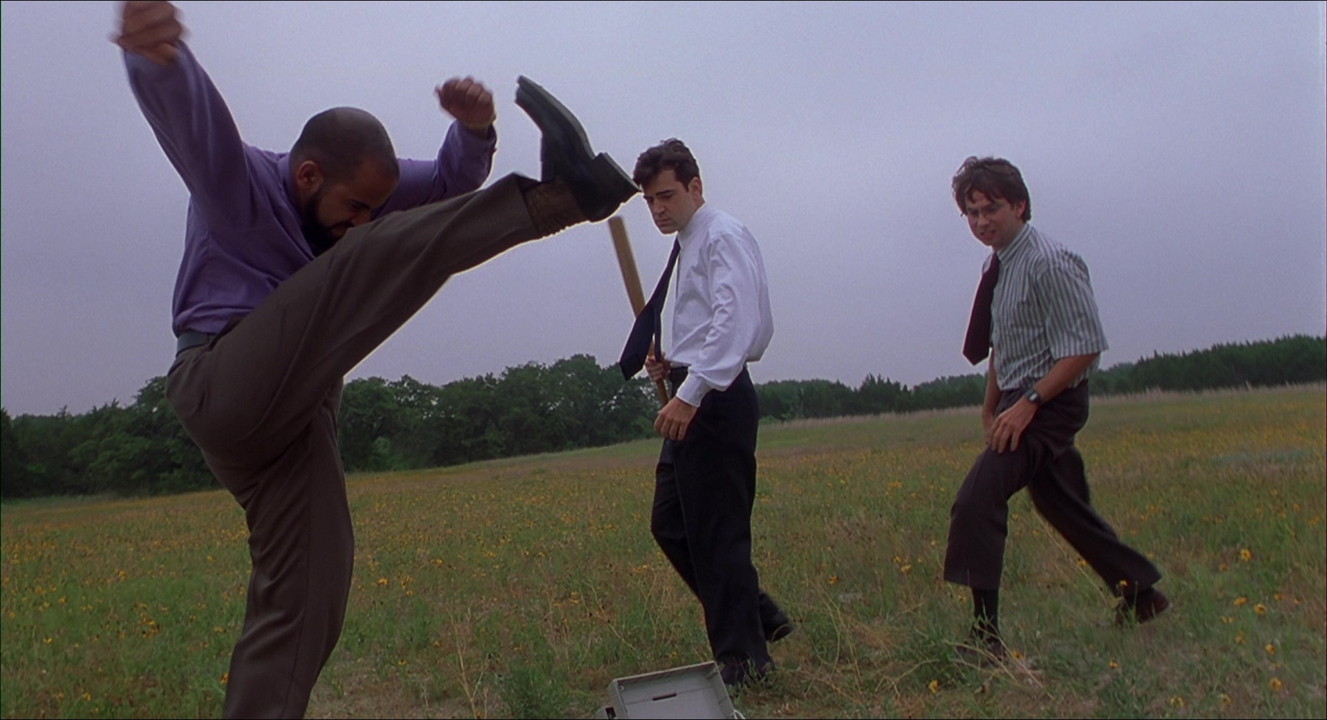 Office Space (1999), wide, 1.84:1 — film still
