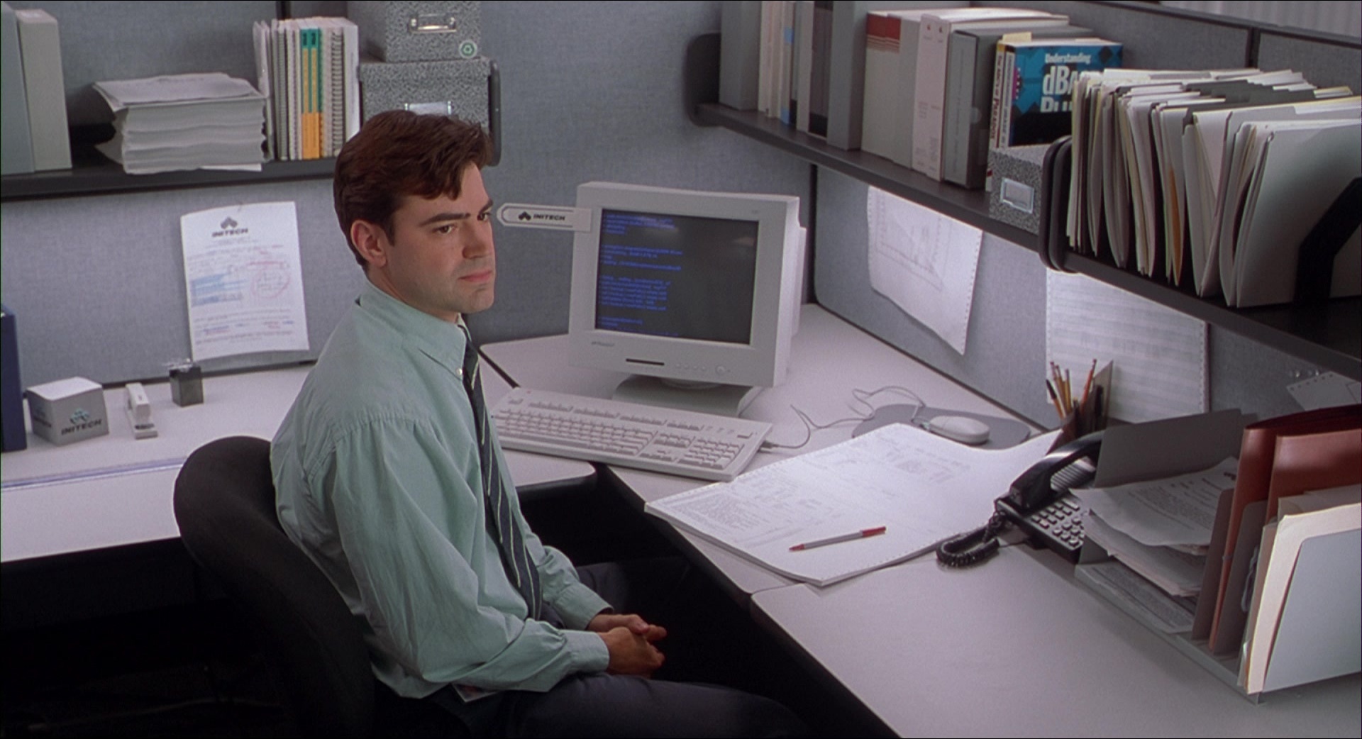 Office Space (1999), wide, 1.84:1 — film still