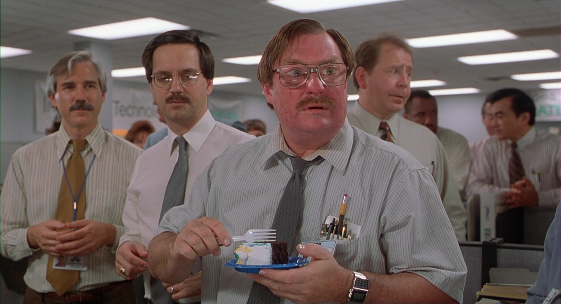 Office Space (1999), wide, 1.84:1 — film still