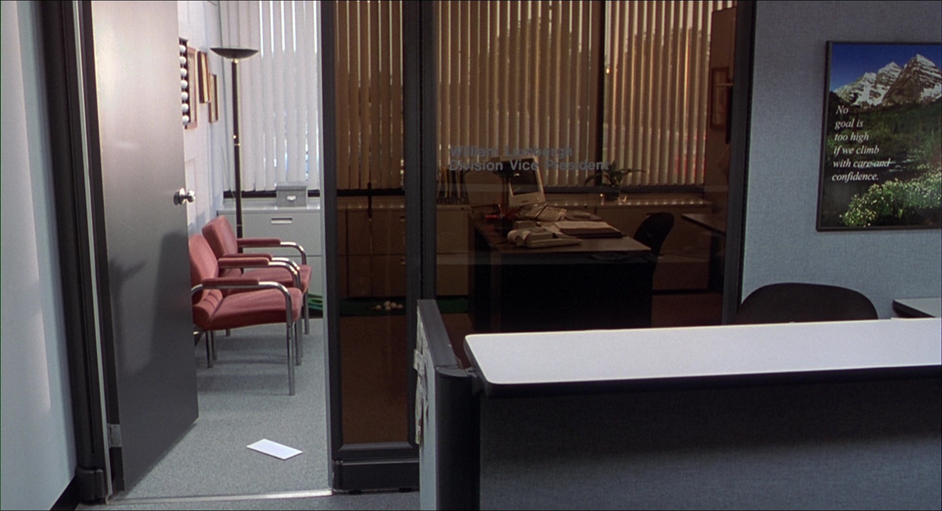 Office Space (1999), unknown, 1.84:1 — film still