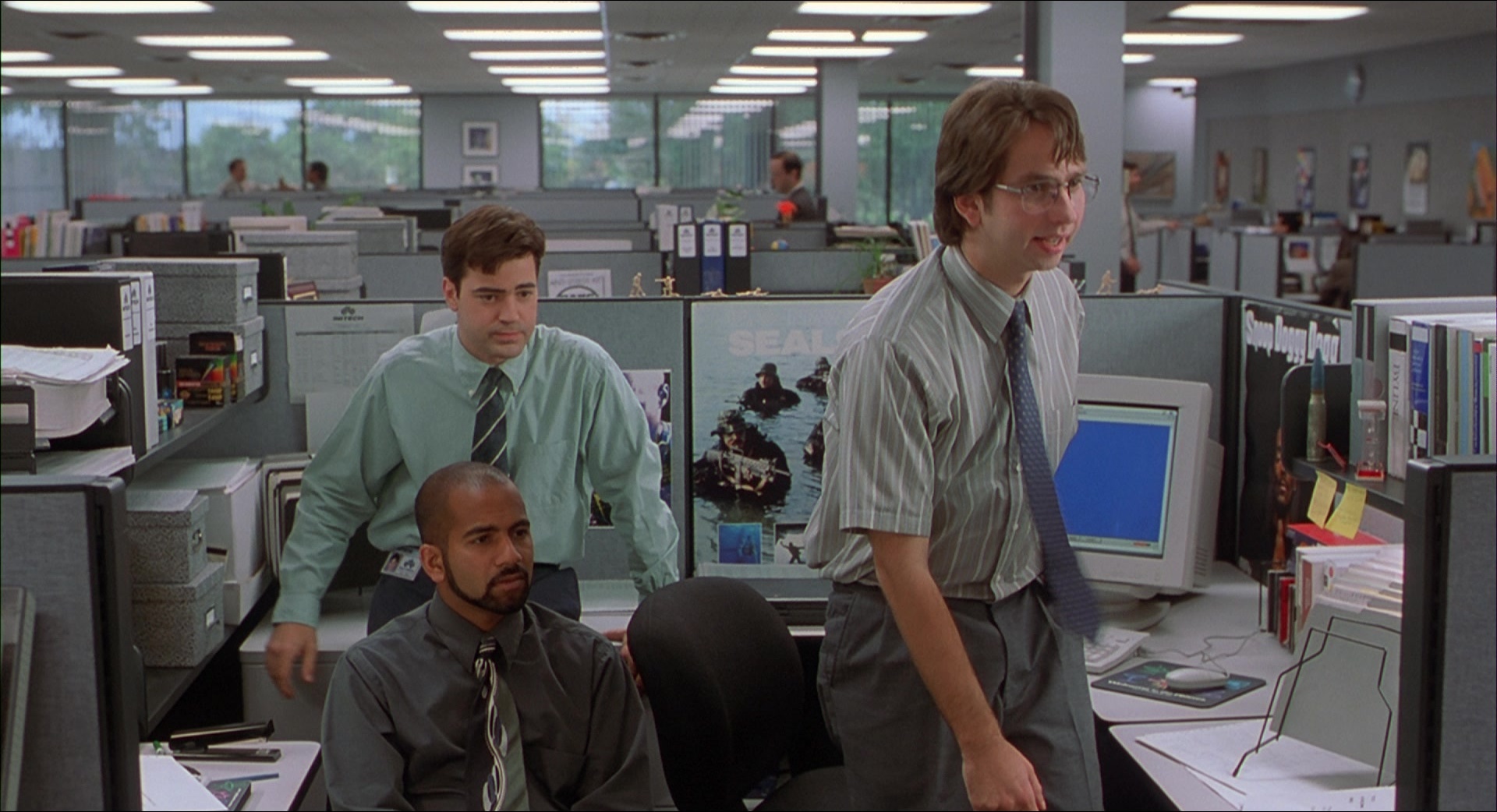 Office Space (1999), wide, 1.84:1 — film still