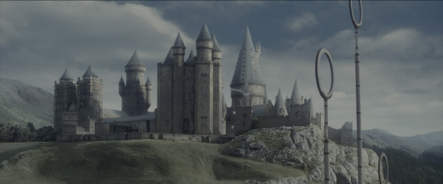 Wide shot frame from Harry Potter and the Sorcerer's Stone — castle