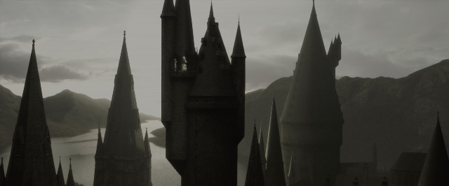 Wide shot frame from Harry Potter and the Half-Blood Prince — action, show, subject