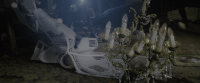 Wide shot frame from Harry Potter and the Half-Blood Prince — walking, candle, person