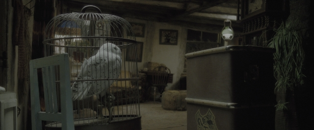 Wide shot frame from Harry Potter and the Half-Blood Prince — sitting, room, table