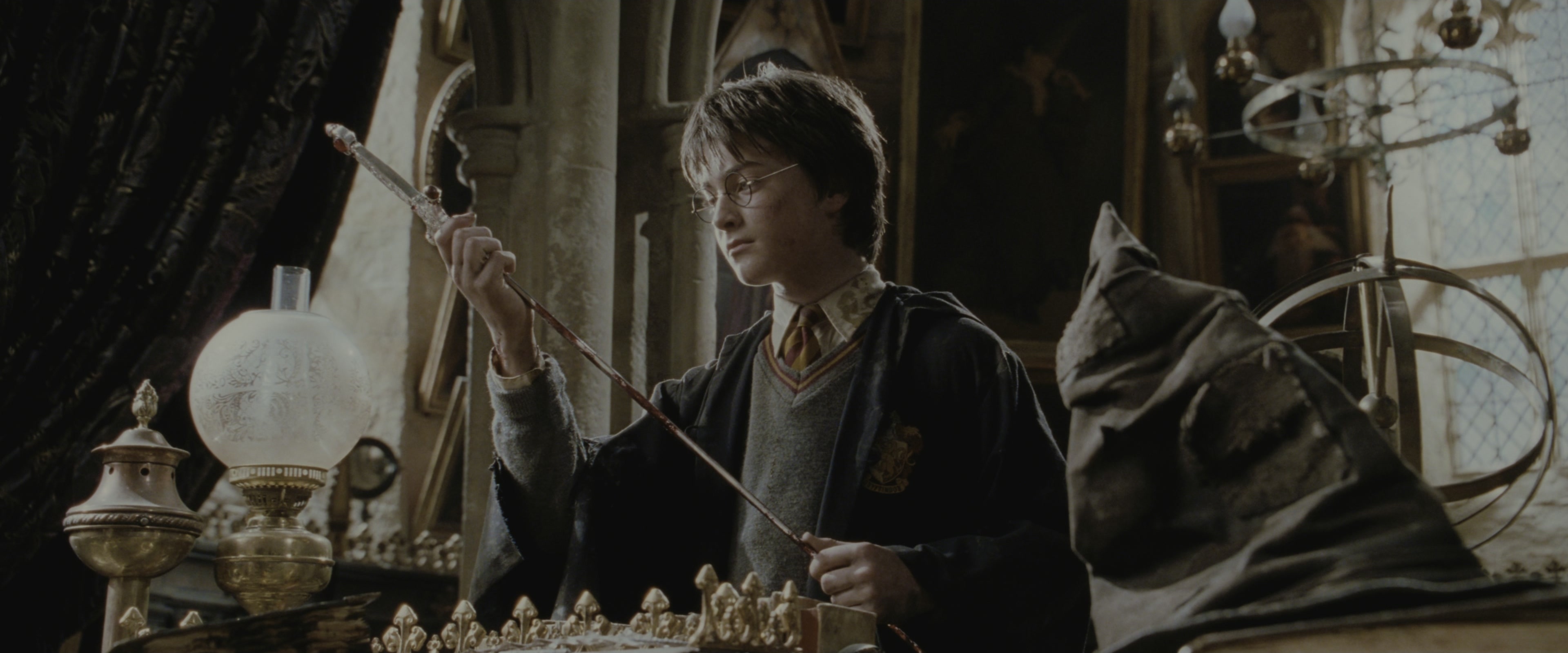 Harry Potter and the Chamber of Secrets (2002), wide, 2.40:1 — film still