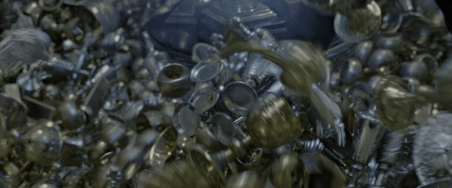 Wide shot frame from Harry Potter and the Deathly Hallows - Part 2 — glass, coin