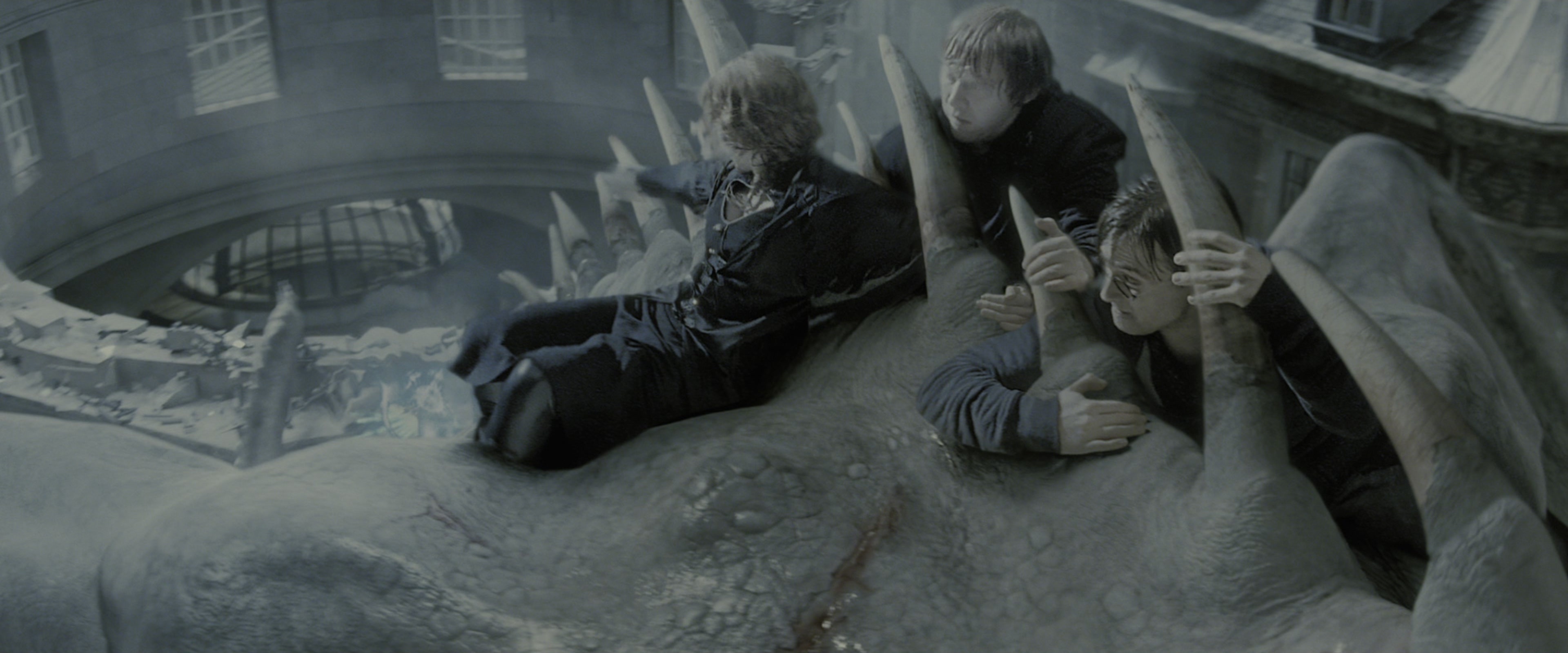 Harry Potter and the Deathly Hallows - Part 2 (2011), wide, 2.40:1 — film still