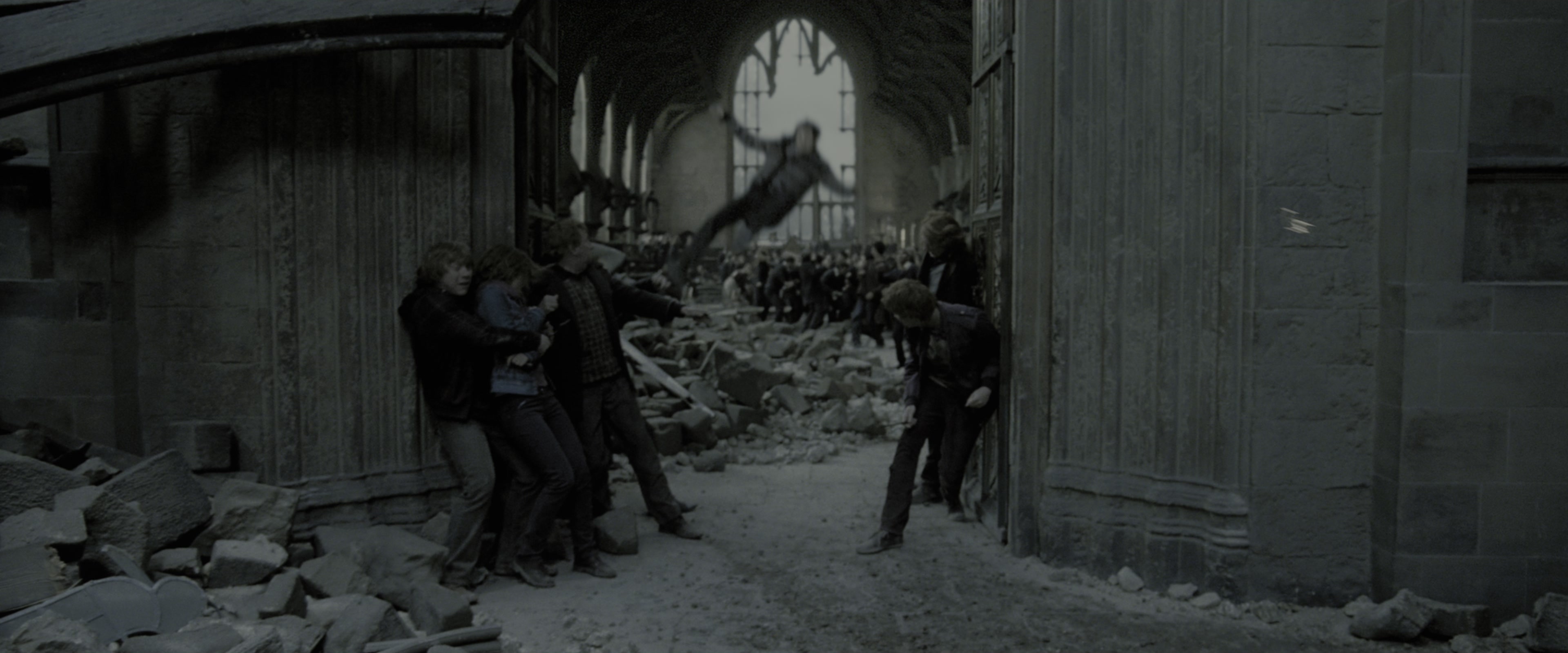 Harry Potter and the Deathly Hallows - Part 2 (2011), wide, 2.40:1 — film still