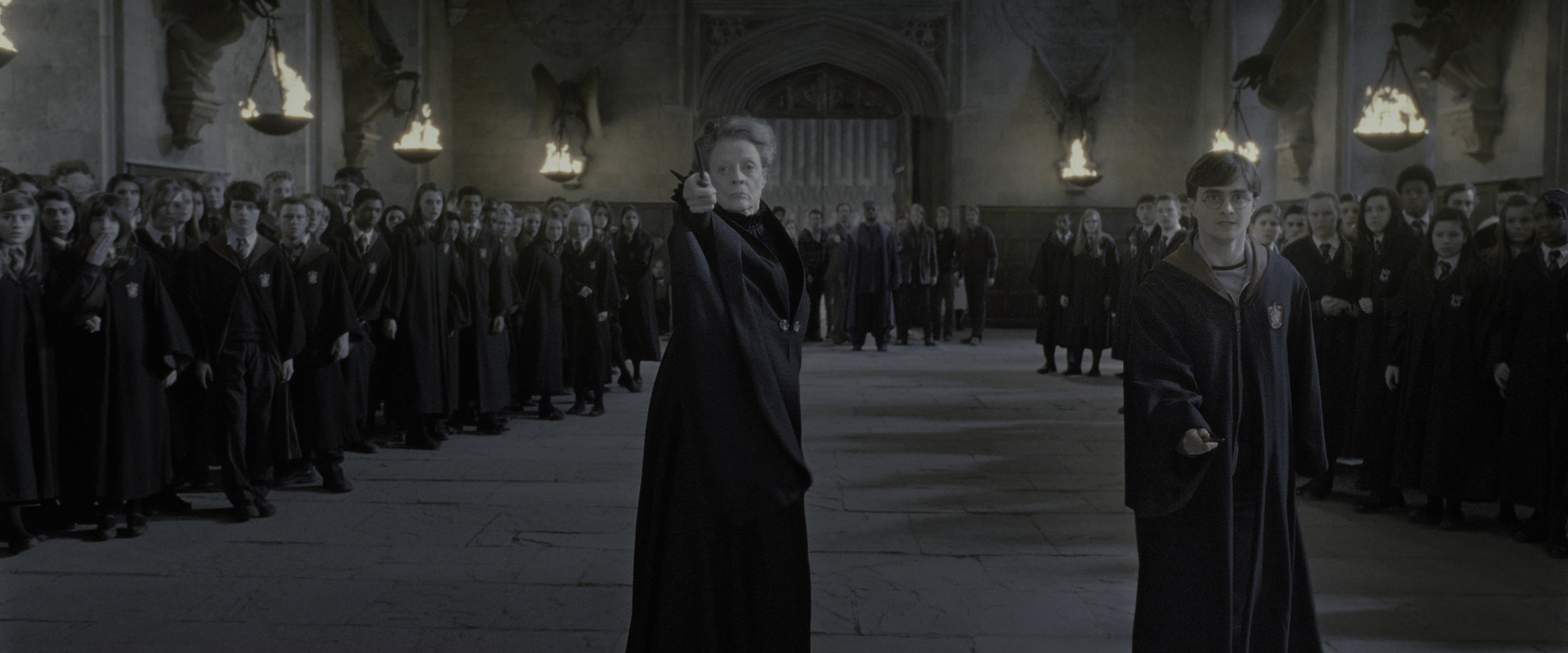 Harry Potter and the Deathly Hallows - Part 2 (2011), wide, 2.40:1 — film still