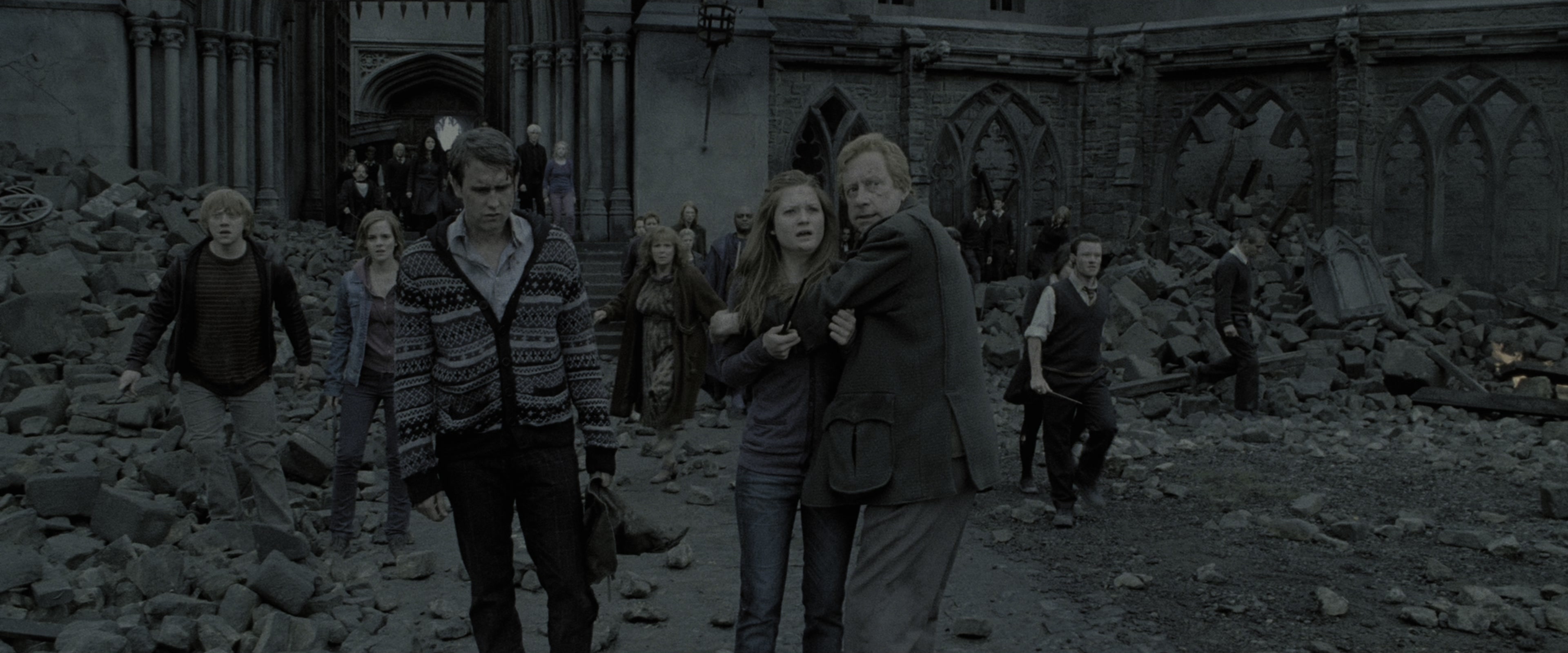 Harry Potter and the Deathly Hallows - Part 2 (2011), wide, 2.40:1 — film still